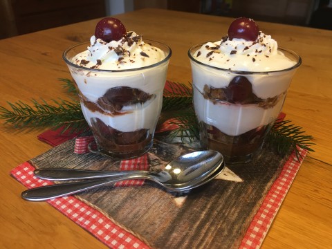 Weihnachtliches Lebkuchendessert