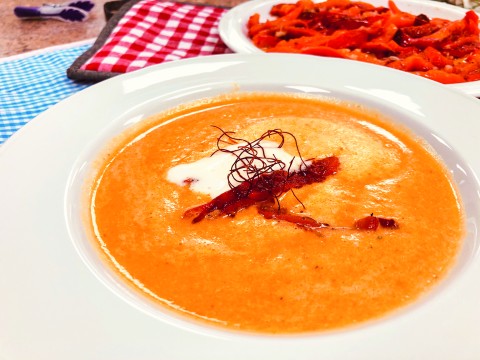 Süßkartoffel-Cremesuppe